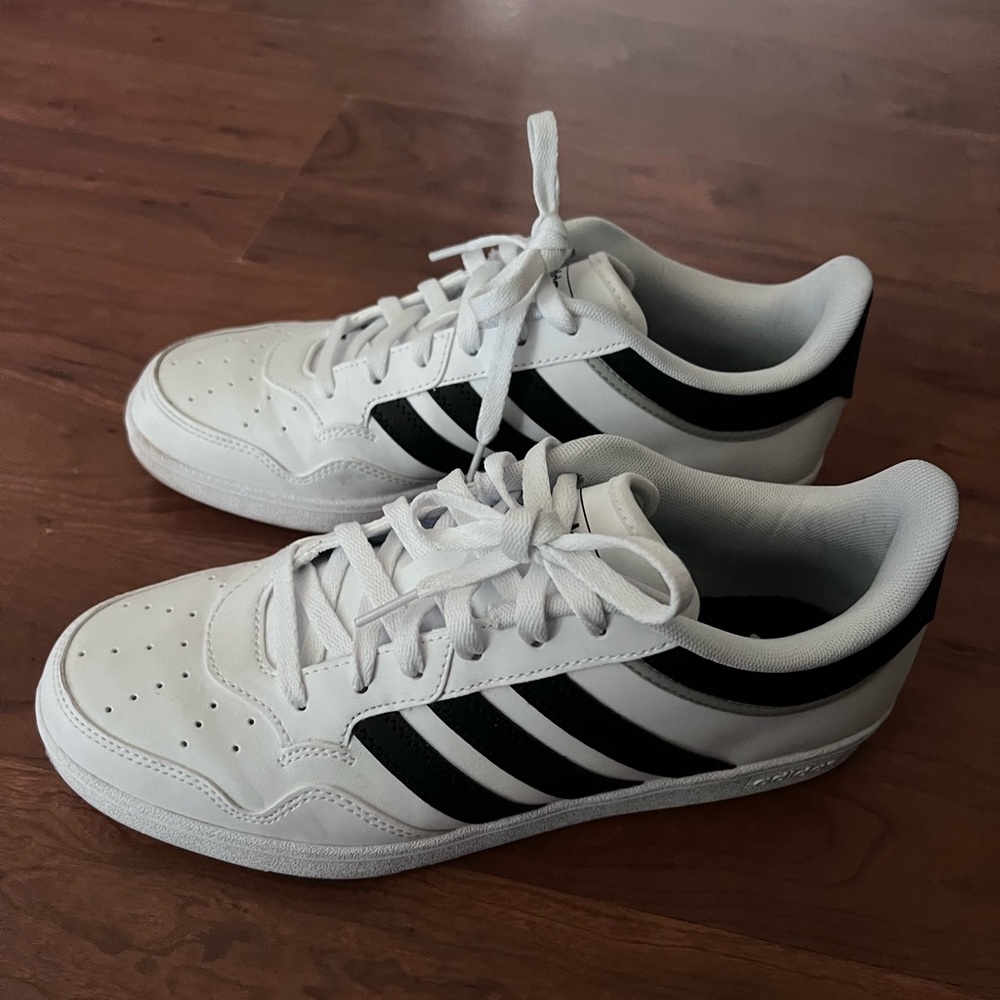 Adidas White Mesh Sneakers